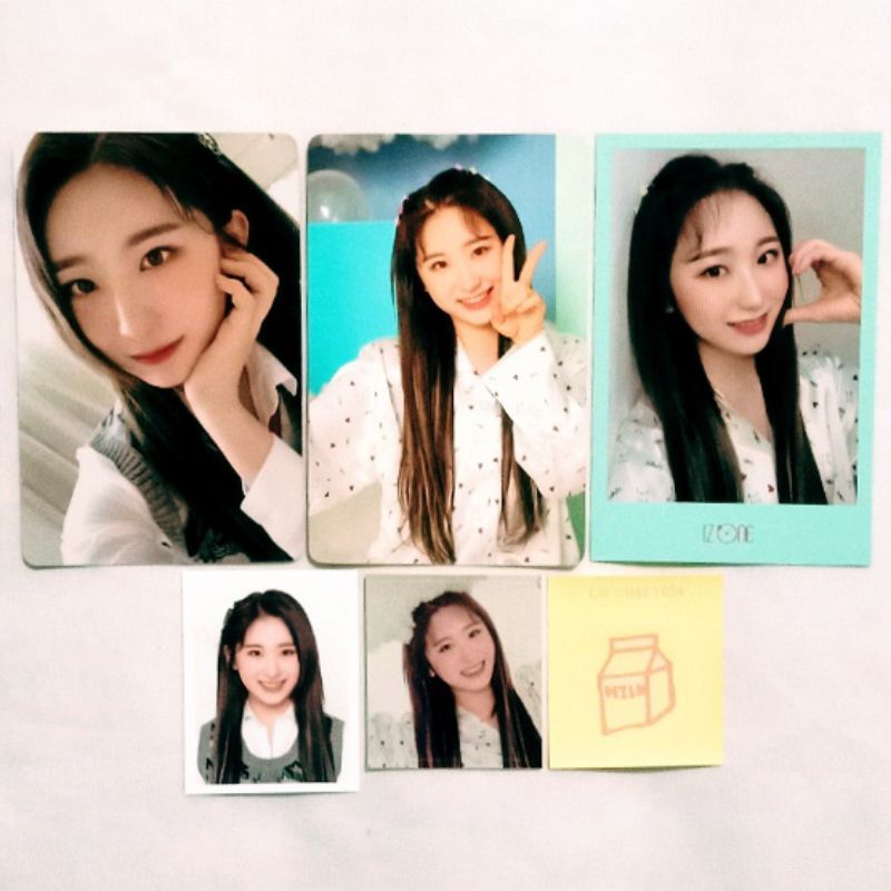 izone iz one iz*one Secret Diary Chaeyeon Set AR Card + Selfie PC + Polaroid + ID + Sticker