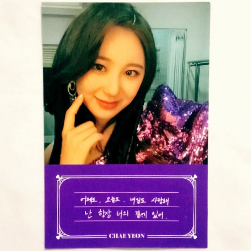 Izone Iz One Iz*One Oneiric Diary OD Scratch Card 3D Ver. Chaeyeon