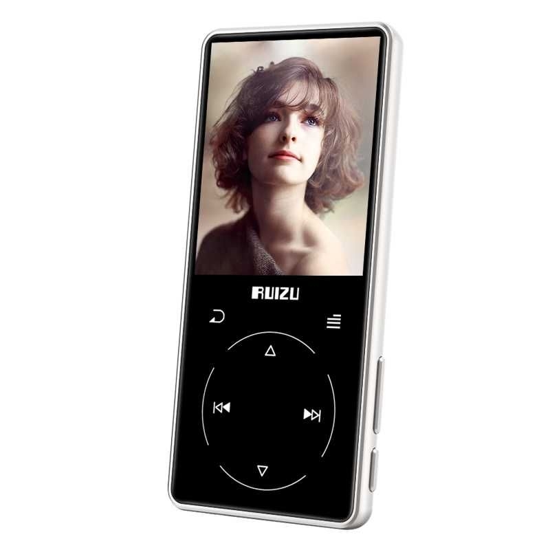 RUIZU MP3 Player Bluetooth 4.1 DAP FLAC JPG E-Book Radio FM 2.4 Inch - D16