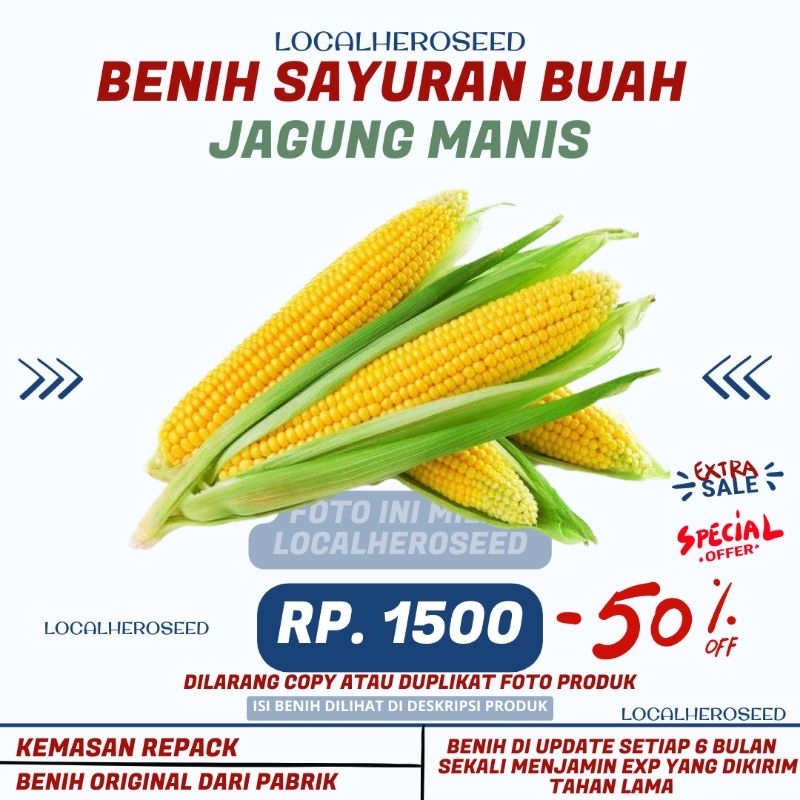 TERMURAH Benih Bibit Jagung Manis F1 Unggul