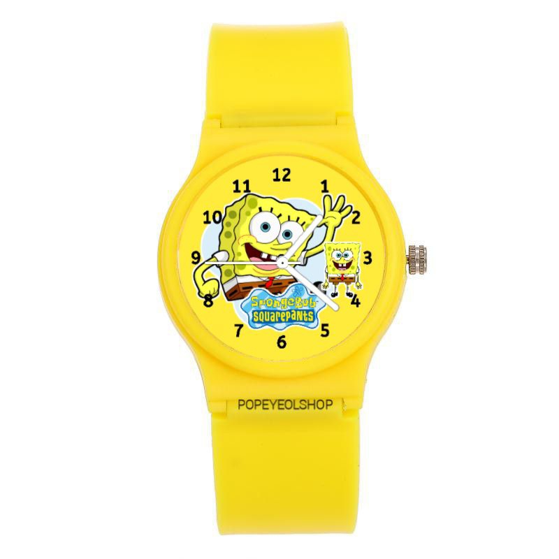 JS5 Jam Tangan Anak Spongebob Ukuran Kecil