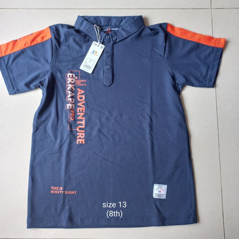 Kaos Kerah Erkape kids size 1314