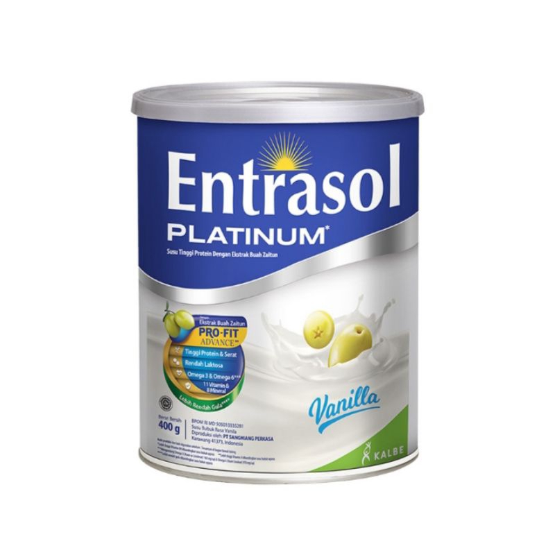 

Entrasol Platinum Susu Bubuk Nutrisi Dewasa Vanila 400g