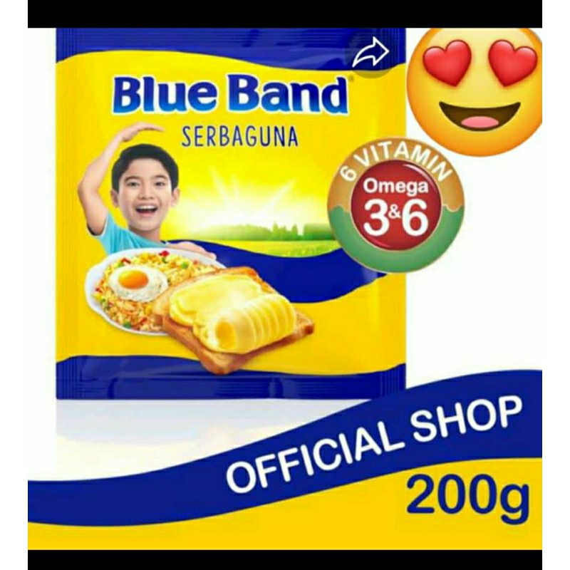 

Mentega Margarine Serbaguna blue band 200g