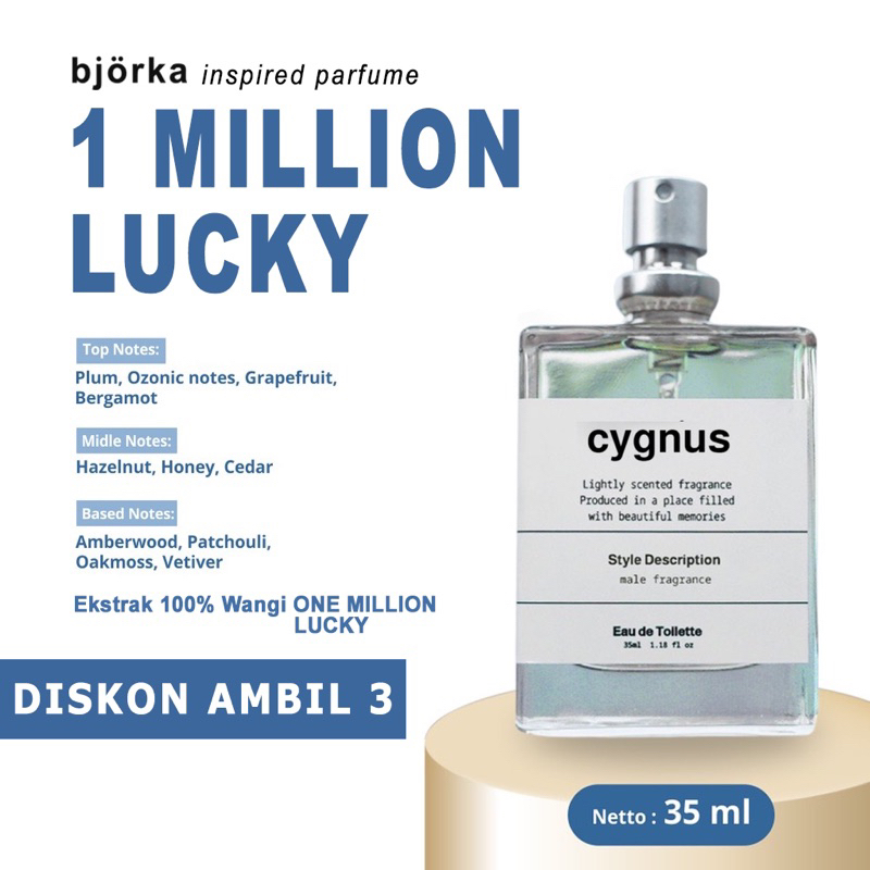 Bjorka CYGNUS Parfum Pria Tahan Lama Murah Inspired Perfume Lokal Terlaris