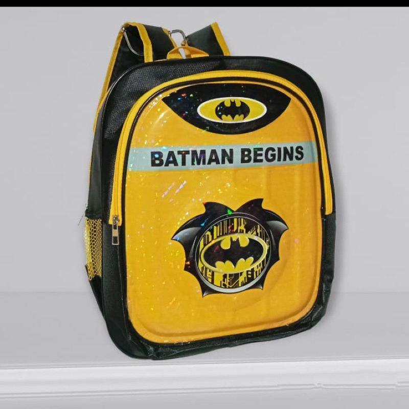 TAS TIMBUL NYALA RANSEL SEKOLAH TK-SD ANAK LAKI LAKI MOTIF 3D TIMBUL SUPER HERO