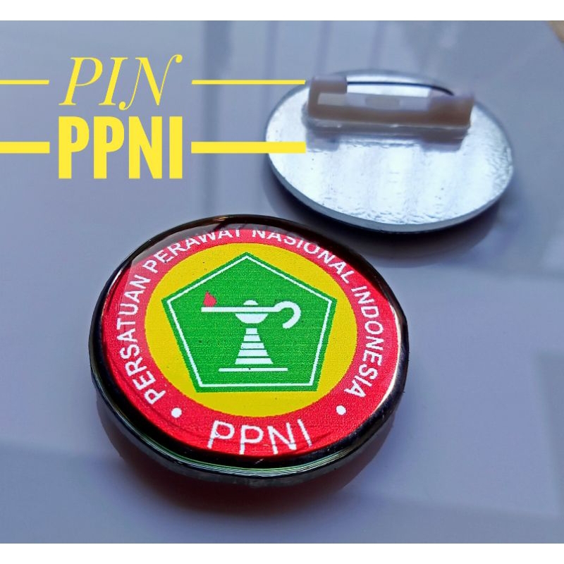 PIN PPNI - Silver Mengkilat - Pengait Peniti &amp; Pengait Double Magnet