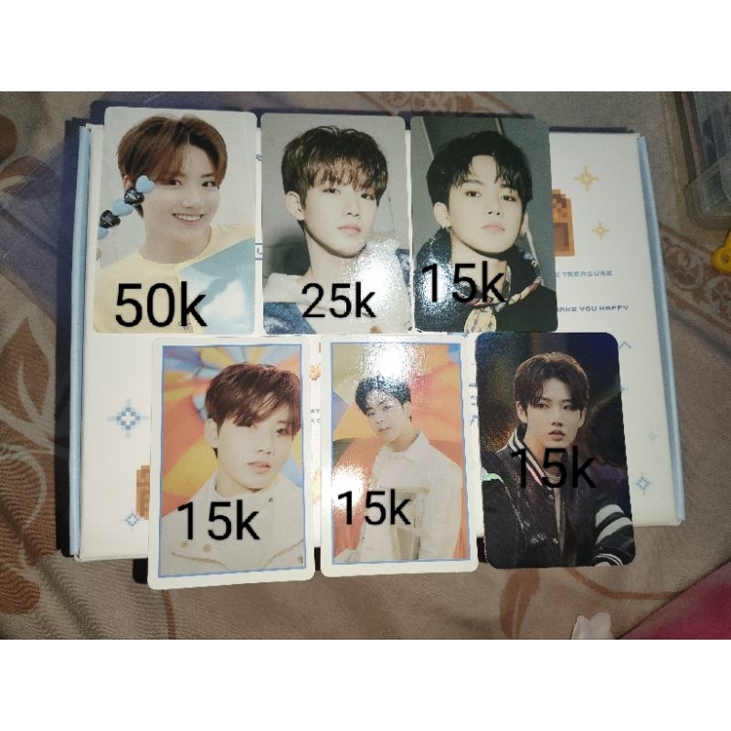 PC PHOTOCARD TREASURE MD POP UP TSS MD TRACE JUNKYU HYUNSUK JAEHYUK