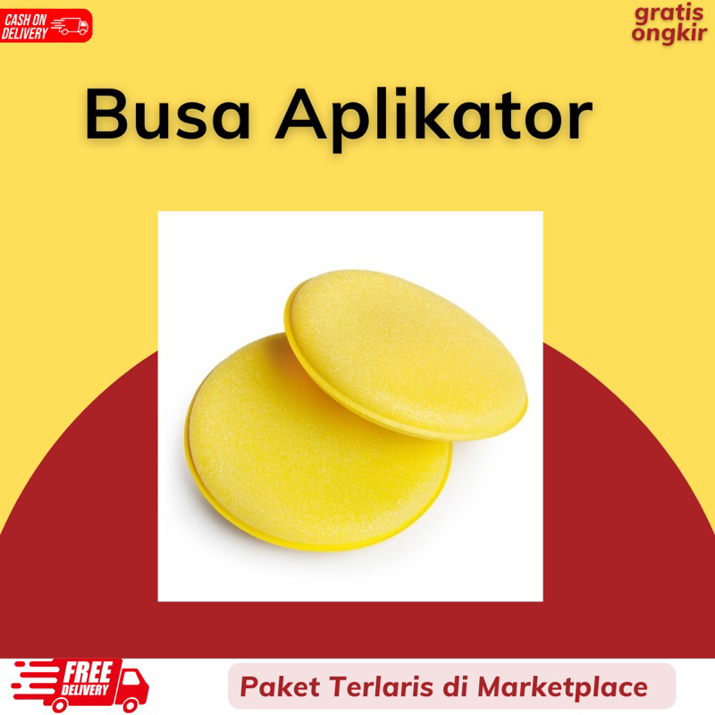 Sponge busa aplikator / Busa wax / Aplicator pad / Busa coating / Busa poles