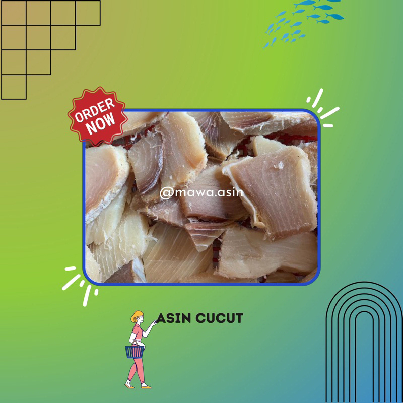 

Asin Cucut Mawa.Asin 250gram