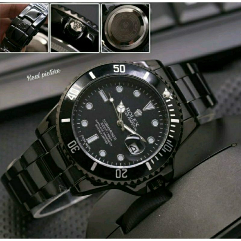 Jam Tangan Pria Rolex Submariner Super Mewah Dan Elegan Warna Hitam