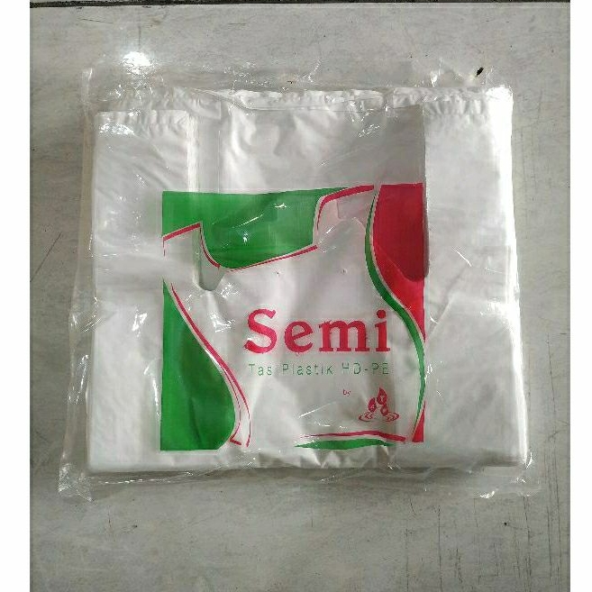 Kresek Kantong Plastik Kresek HD PE Warna Putih ukuran 24