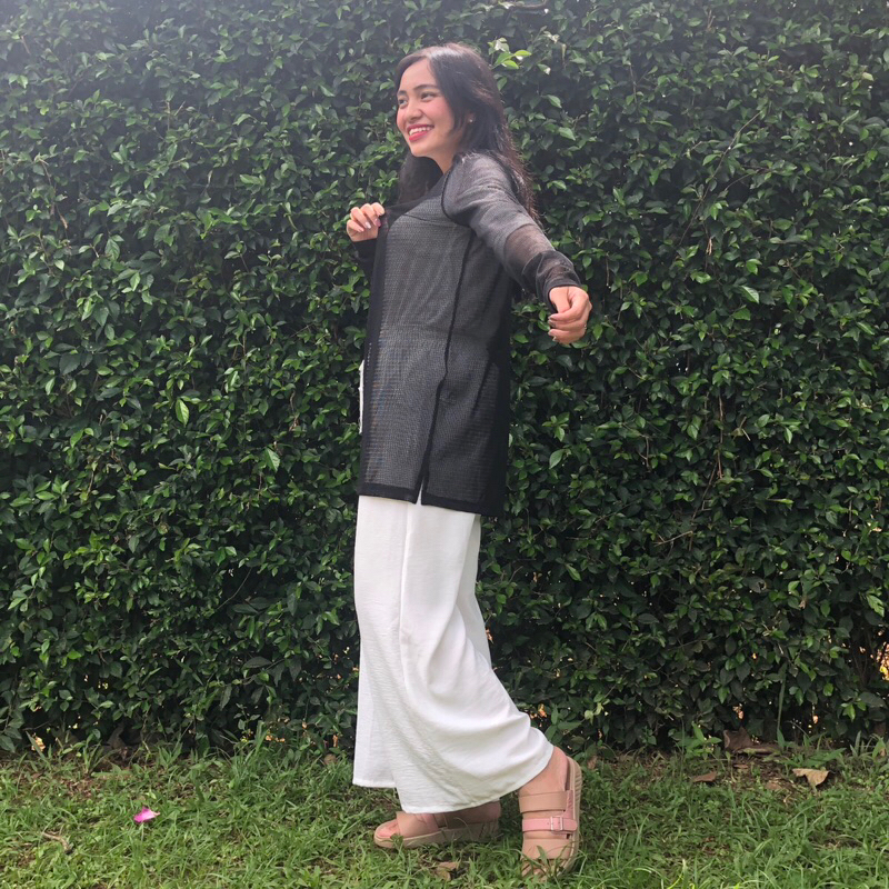 Cardi Jaring Besar - Outer Jaring - Cardigan Open Front PA73