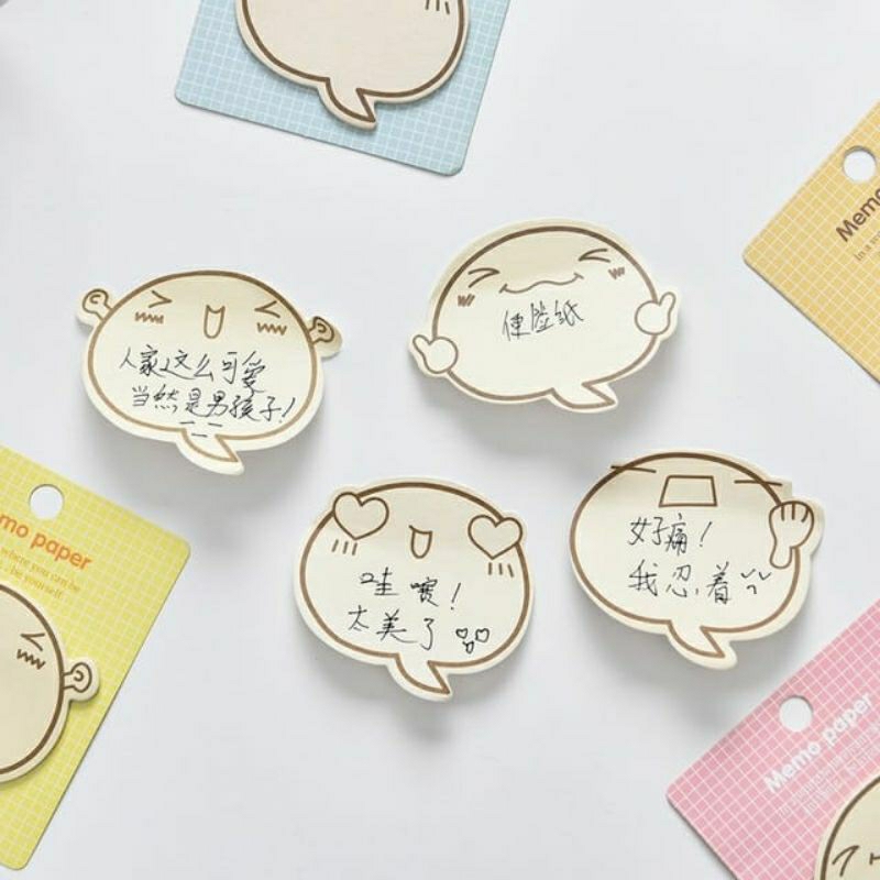 

STICKY NOTES EMOJI Cute Memo Emoticon