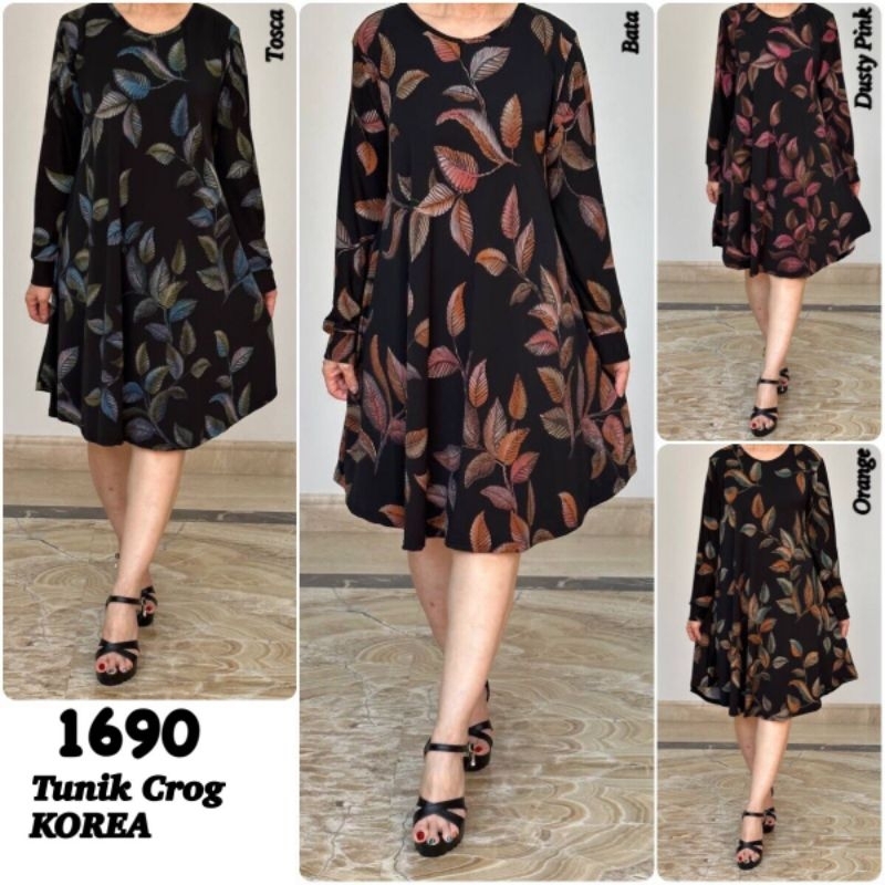 baju tunik bahan kaos korea terbaru murah