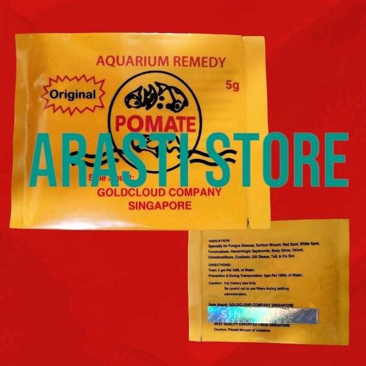 Pomate obat ikan original