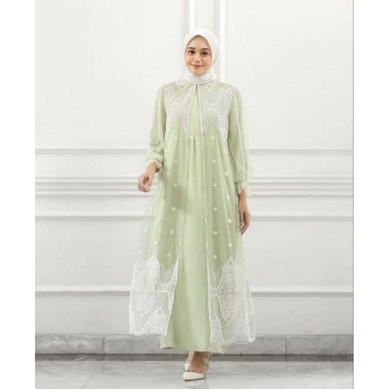 Arosa Dress Ameena Series by Geulis - Sage
