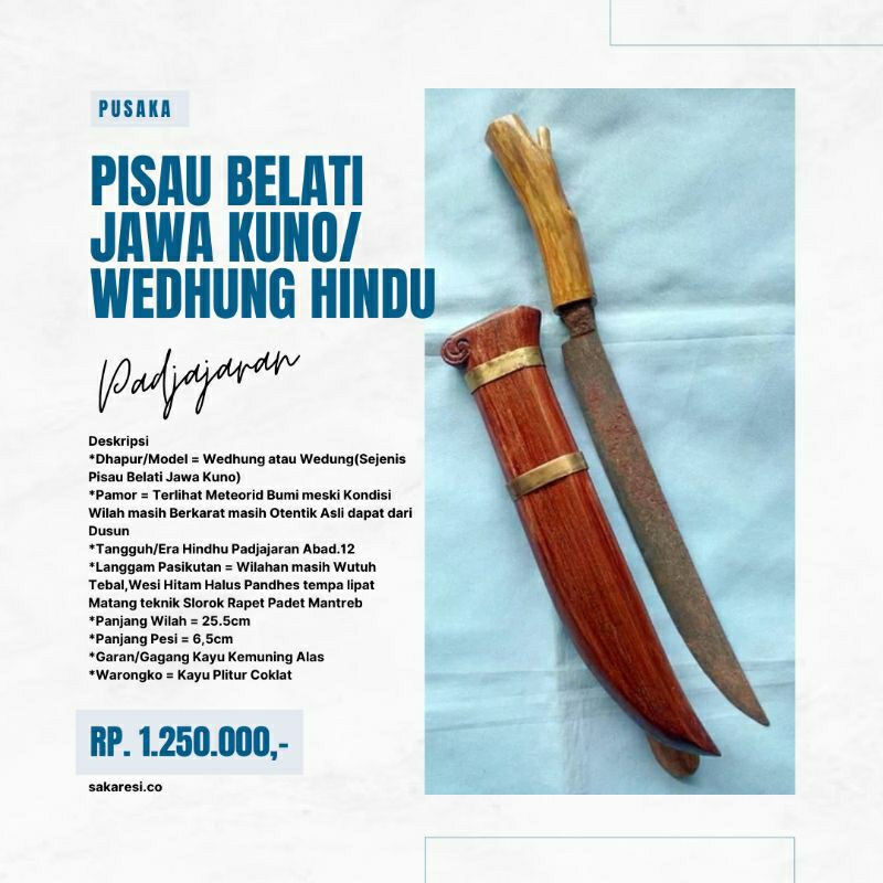 Asli Original Pangot Pangat Wedung Wedhung Hindu Jawa Kuno Tua Lawas Langka Antik Jadul