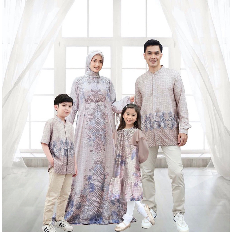 Maya Dress Family Set in Chandelier by Vanilla Hijab