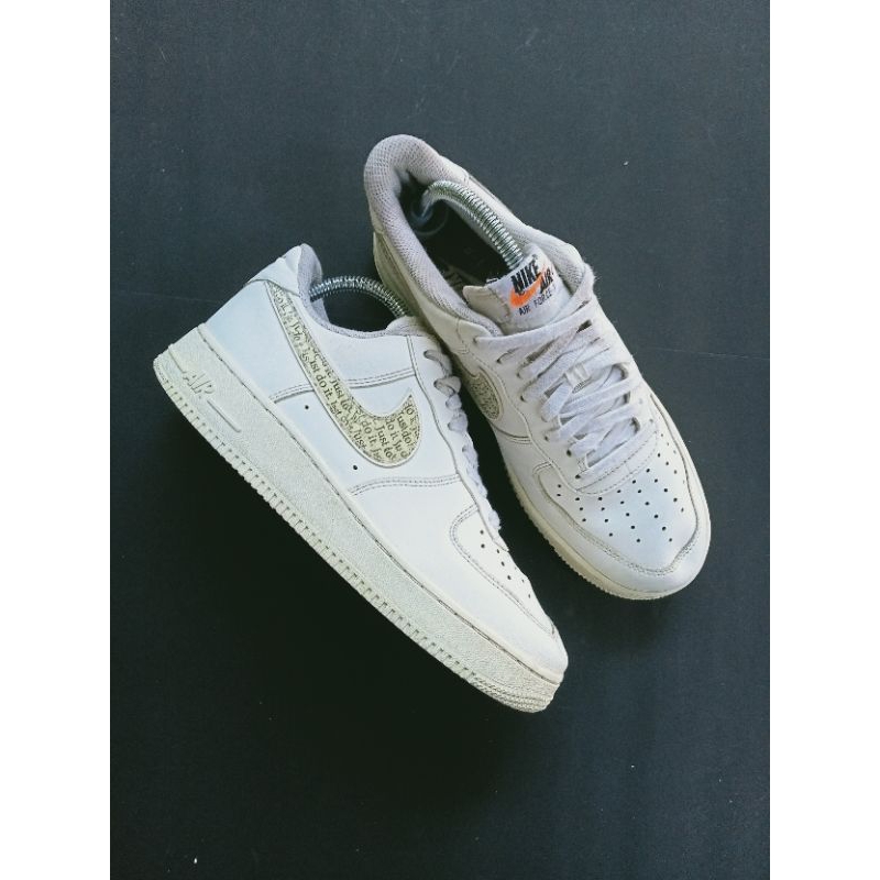 NIKE AF1low just do it pack white