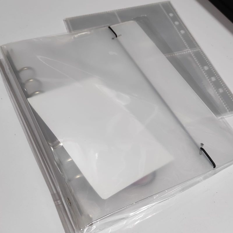 Binder A5 6 Ring untuk Photocard dan Sleeve Clear Tebal 4P 10 Lembar