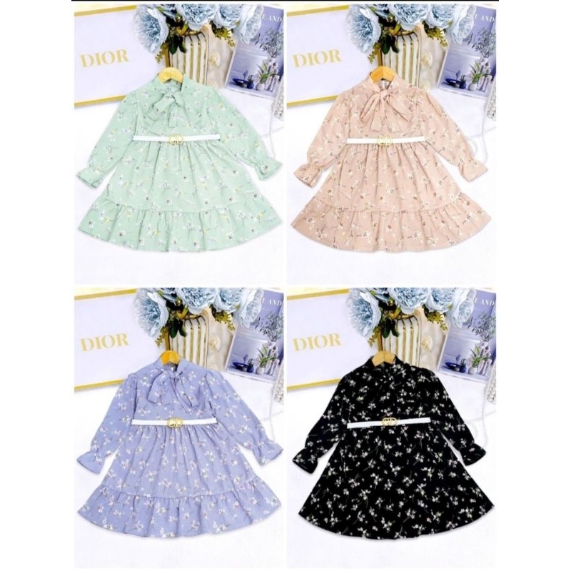 Gamis anak perempuan import/Dress tunik anak perempuan premium