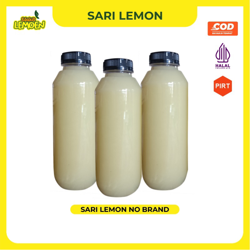 Sari Lemon California Murni 250 ml Tanpa Merk Tanpa Brand by SUUR LEMOEN ID.