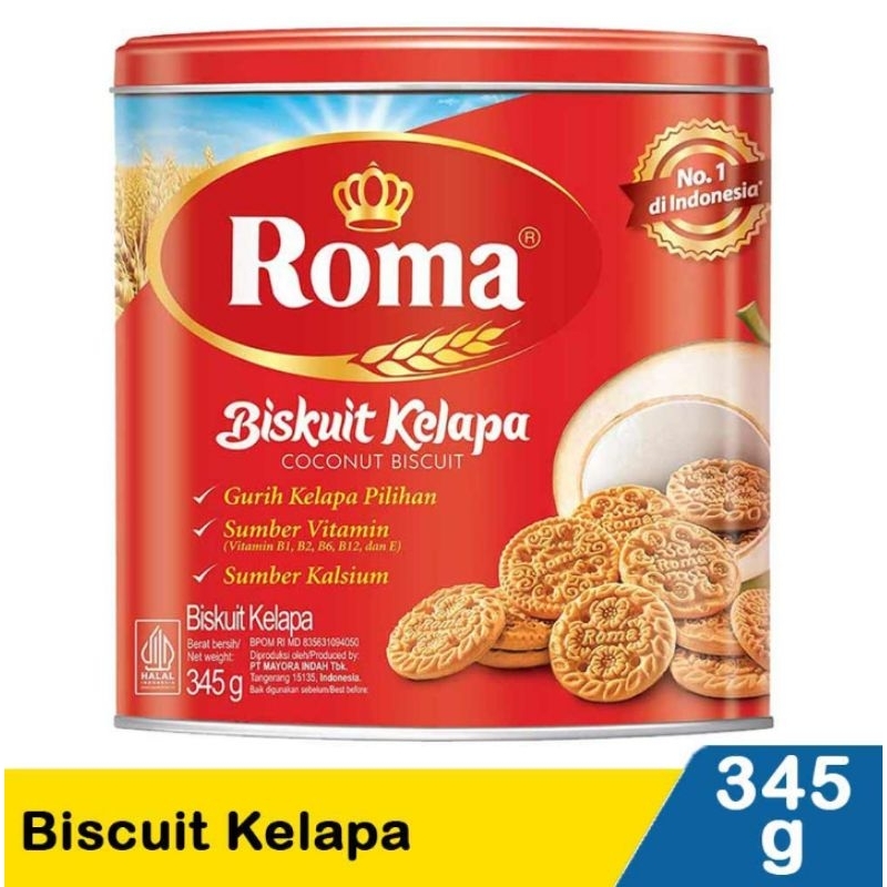 Roma Kelapa Kaleng 345 Gr / Satuan