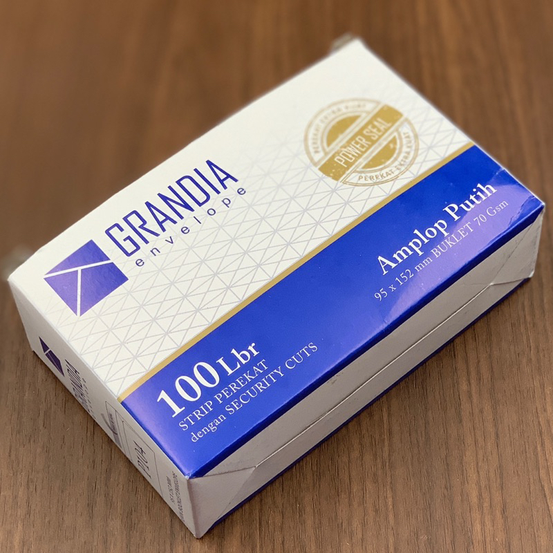 

Amplop GRANDIA 104 polos isi 100lbr