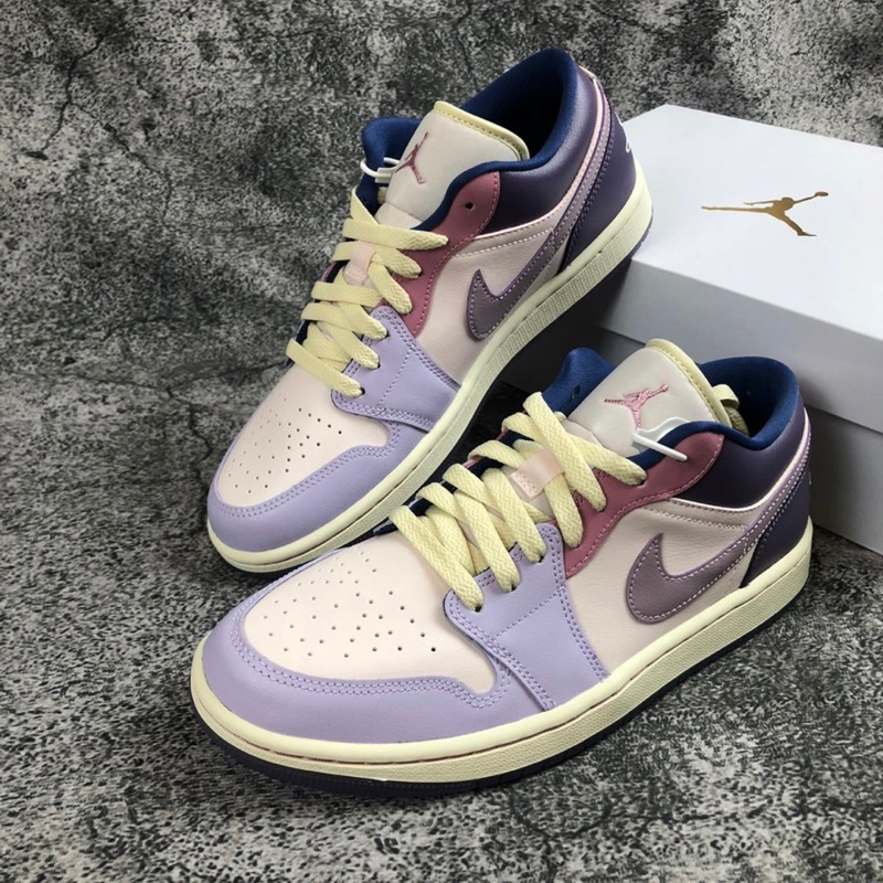 Nike Air Jordan 1 Low Pastel Purple 100% Authentic