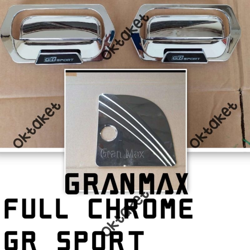 paket outer handle tank cover Granmax Luxio Grand max Trd Sportivo &amp; Gr Sport Chrome