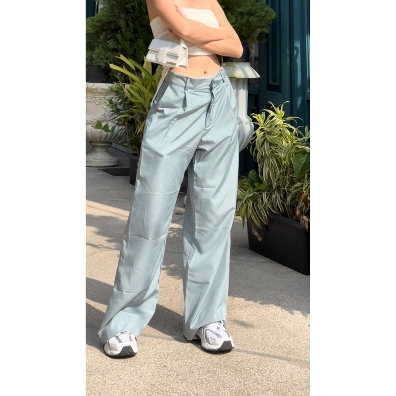 HerPalais Semi-Parachute Baggy Pants
