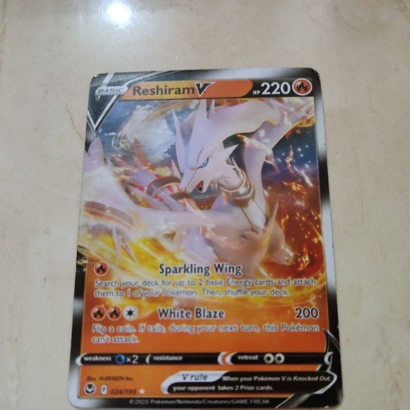 Kartu Pokemon Reshiram V