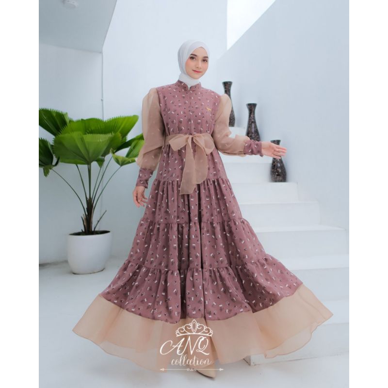 Laura Series by ANQ Collection | Gamis Laura Series by ANQ Collection | Gamis Organza ANQ Colection