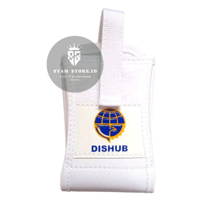 SARUNG HT DISHUB/POUCH HT DISHUB WARNA PUTIH/SARUNG HT MURAH BERKUALITAS/RAPIH