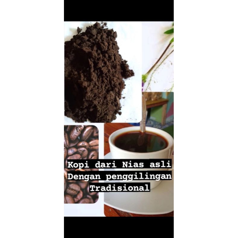 

Kopi Bubuk 250gr asli dari Nias/ kopi kwalitas terbaik/Kopi Hitam