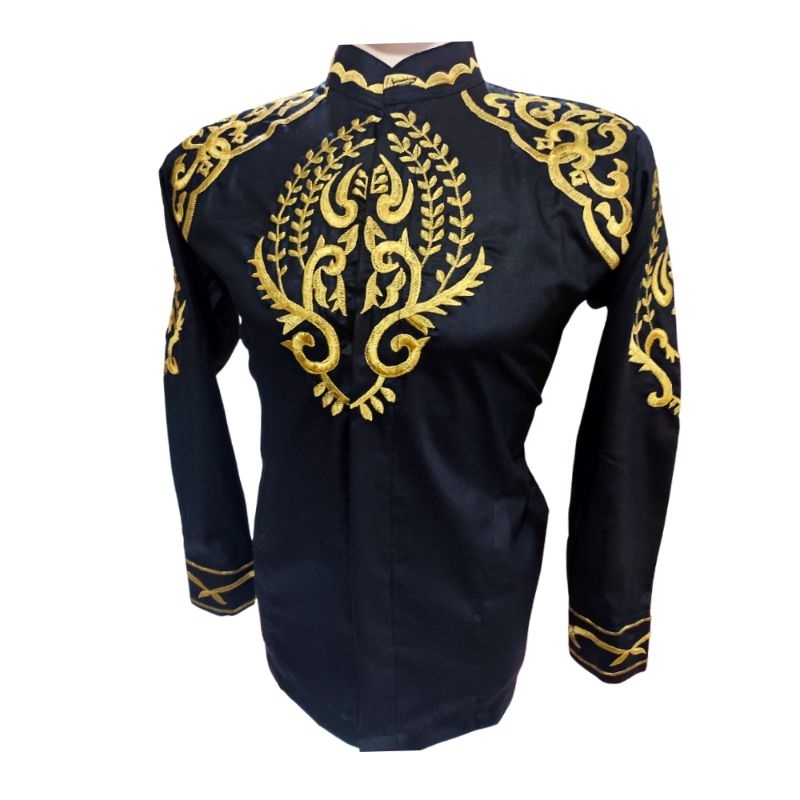 ( COD ) KOKO BORDIR ADDHIBA SKR HITAM GOLD