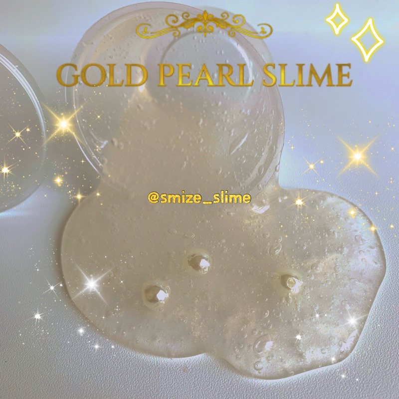 Gold Pearl Slime 100Cc Slime Mainan Anak