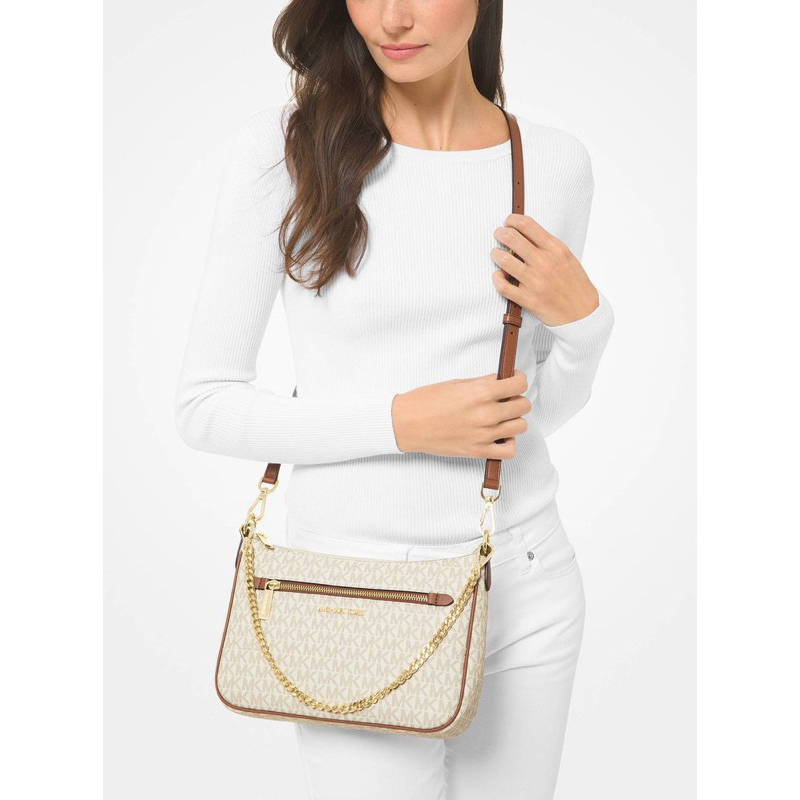 M-K Jet Set Small Logo Chain Crossbody Bag MK 2126