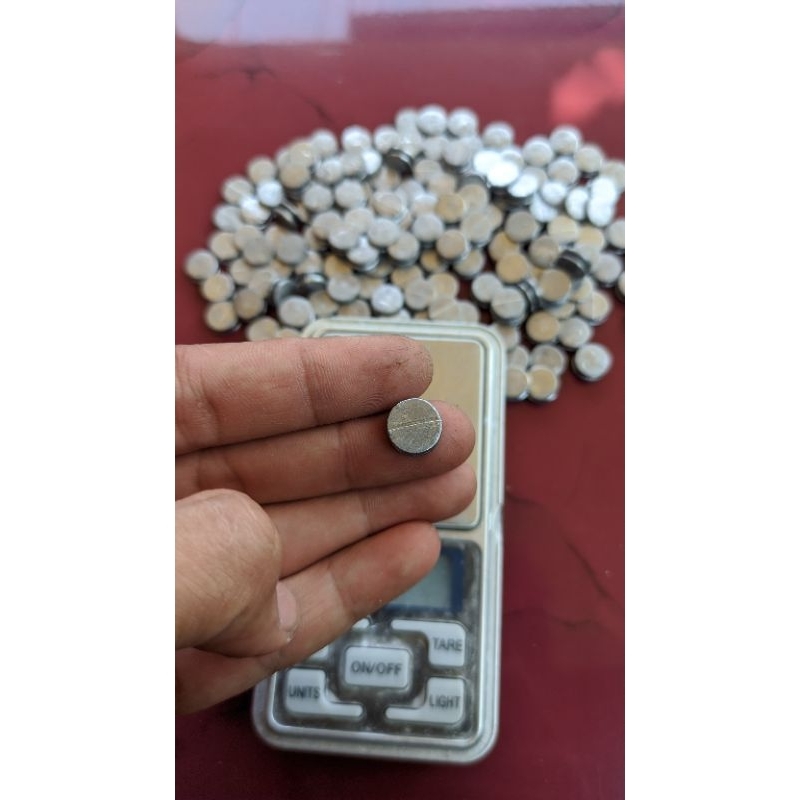 Timah pemberat body soft frog bentuk Bulat, berat 3 gram