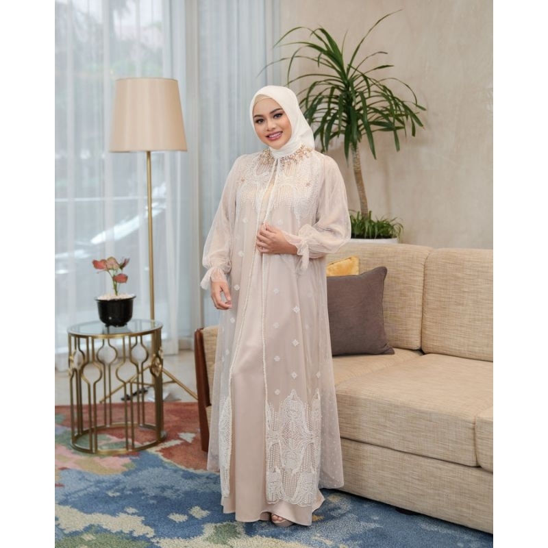 Ameena Series Geulis - Arosa Set Dress Ivory XS - Geulis id x kasep