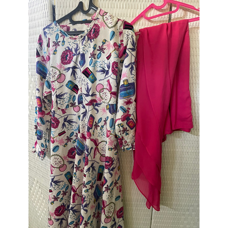 preloved gamis monalisa set