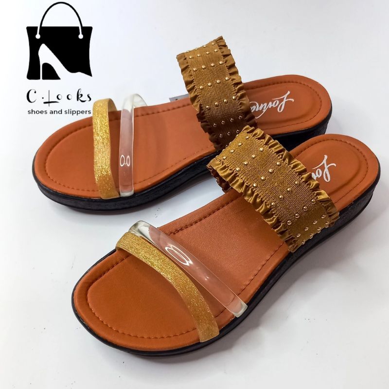 Sandal Wedges Wanita