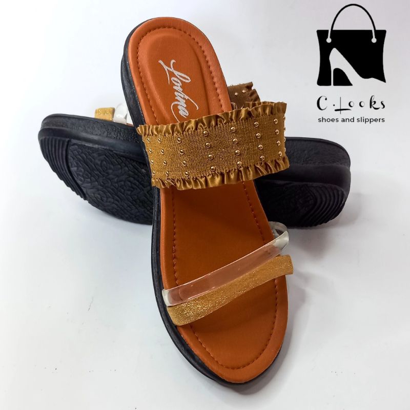 Sandal Wedges Wanita