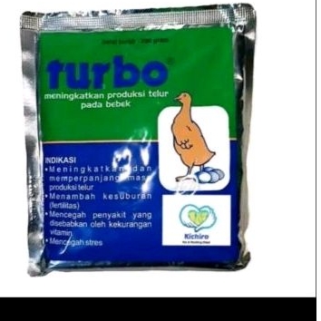 TURBO 250 GR VITAMIN OBAT AYAM BEBEK BURUNG MERPATI BERTELUR PENGERAS TELUR