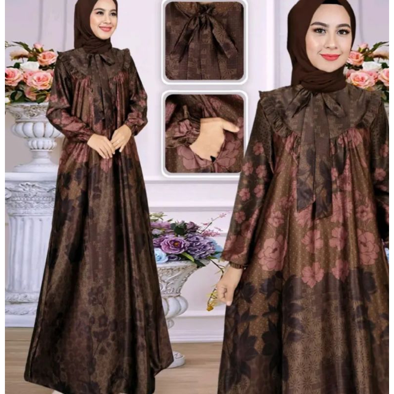 GAMIS CASUAL ARMANI SILK MODEL TERBARU/GAMIS VIRAL MODEL KEKINIAN BAHAN ADEM HALUS LEMBUT TIDAK GERAH/GAMIS SILK PREMIUM/GAMIS LEBARAN/DRESS SILK/DRES SILK MODEL TERBARU/GAMIS ARMANI SILK BARU/GAMIS MEWAH CASUAL BAHAN SILK ARMANI/GAMIS MURAH/GAMIS SILK