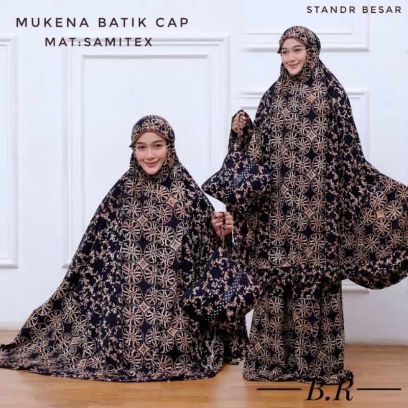 Mukena Batik Pekalongan/ Mukena Batik Cap / Mukena Batik Analisa Warna / Mukena Batik Terbaru
