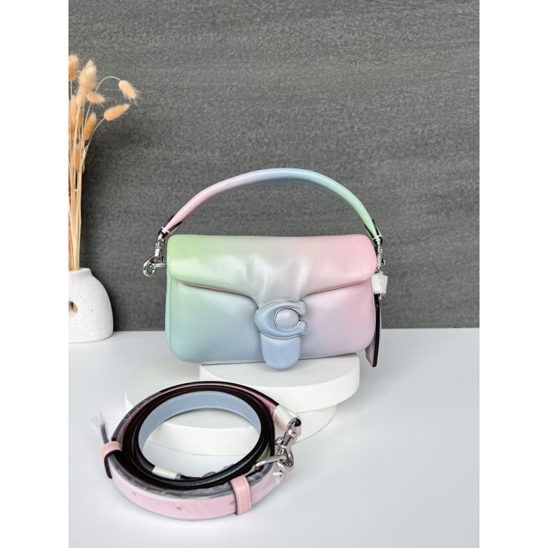 COACH PILLOW TABBY SMALL IN PALE PISTACHIO OMBRE