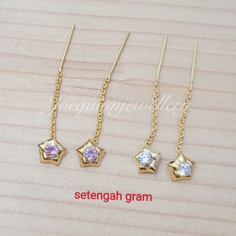 anting Rante bintang mata emas muda