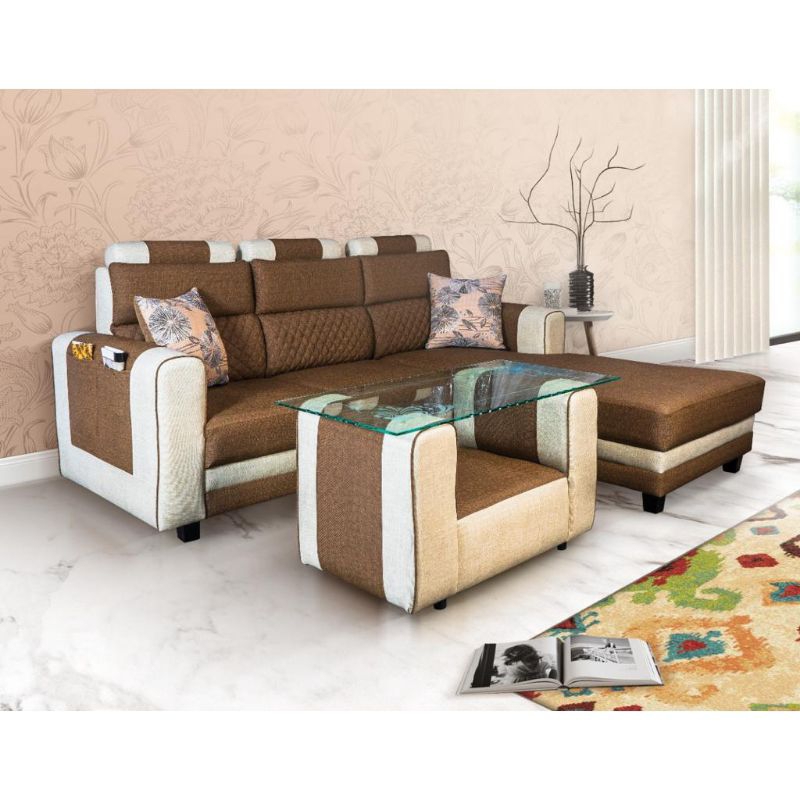 Sofa Tamu Minimalis - Sofa L Levita Murah Free Bantal - Sofa Tamu Murah - Medan
